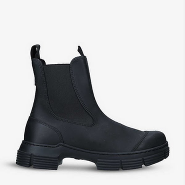 Ganni Recycled Rubber Chelsea Boots, €215, Selfridges