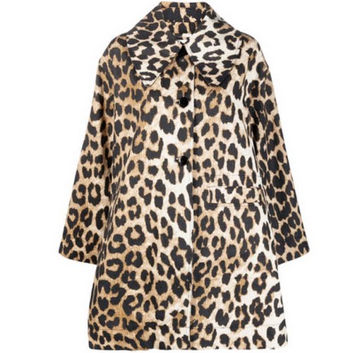 Ganni Leopard Print Coat, €275