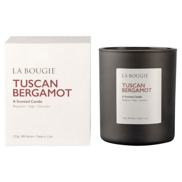 La Bougie Tuscan Bergamot Candle, €30, Brown Thomas