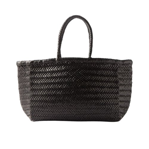 Dragon Diffusion Triple Jump Large Woven-Leather Basket Bag, €461