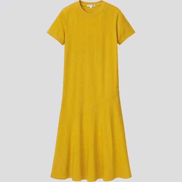 Cotton Short Sleeved Fluid Hem Dress, €24.90