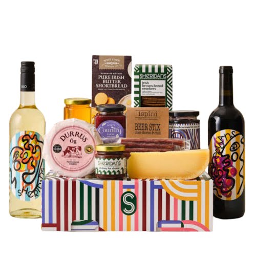 Sheridans Irish Artisan Hamper With Wine, €93