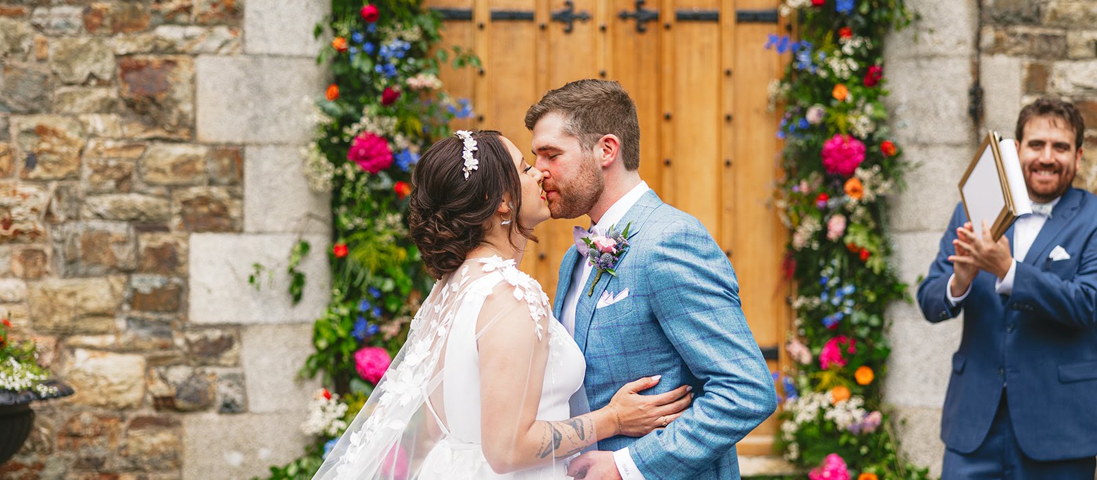Real Weddings: Cat and Alexander’s colourful wedding at Waterford Castle