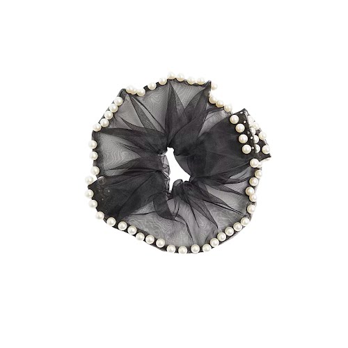 River Island Black Pearl Scrunchie, €18