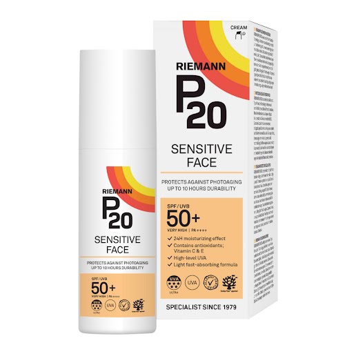 P20 Sensitive Face SPF 50+, €50