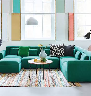 colourful furniture