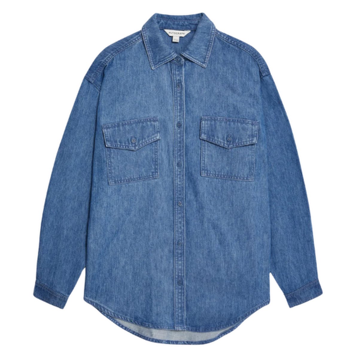 M&S Denim Collared Relaxed Shirt, €70