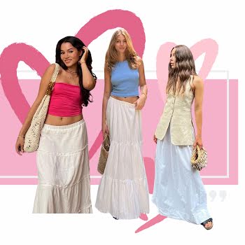 White maxi skirts will be your summer saviour this year