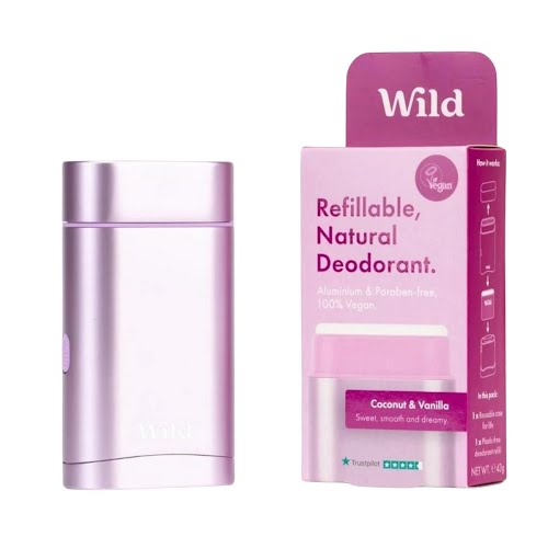 Wild Purple Case and Coconut & Vanilla Deodorant Refill - Starter Pack, €16.99
