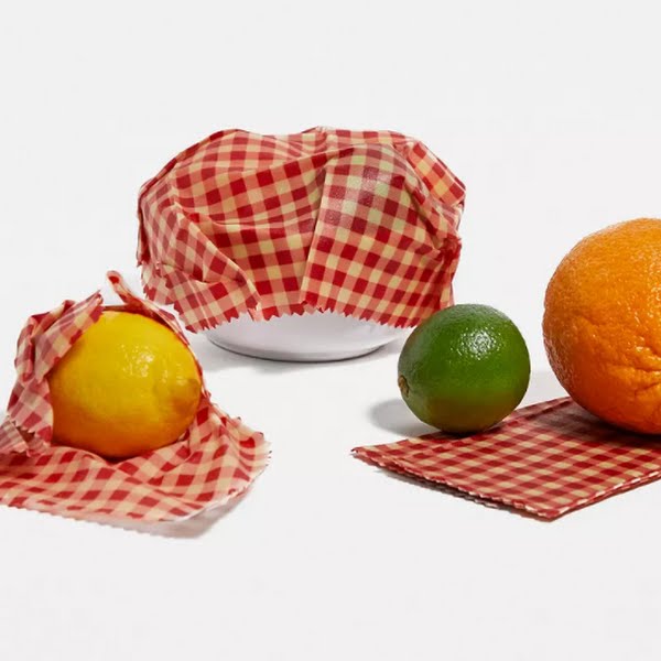 Gingham beeswax wraps three pack, €22, Urban Outfitters