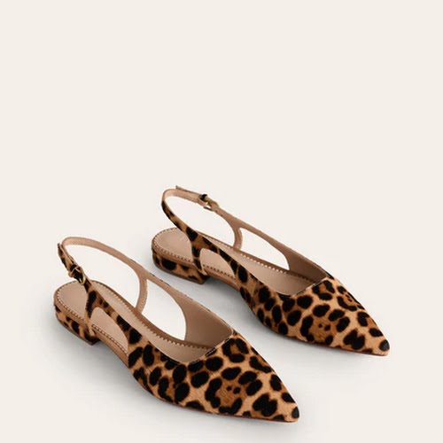 Boden sling back flats, €150