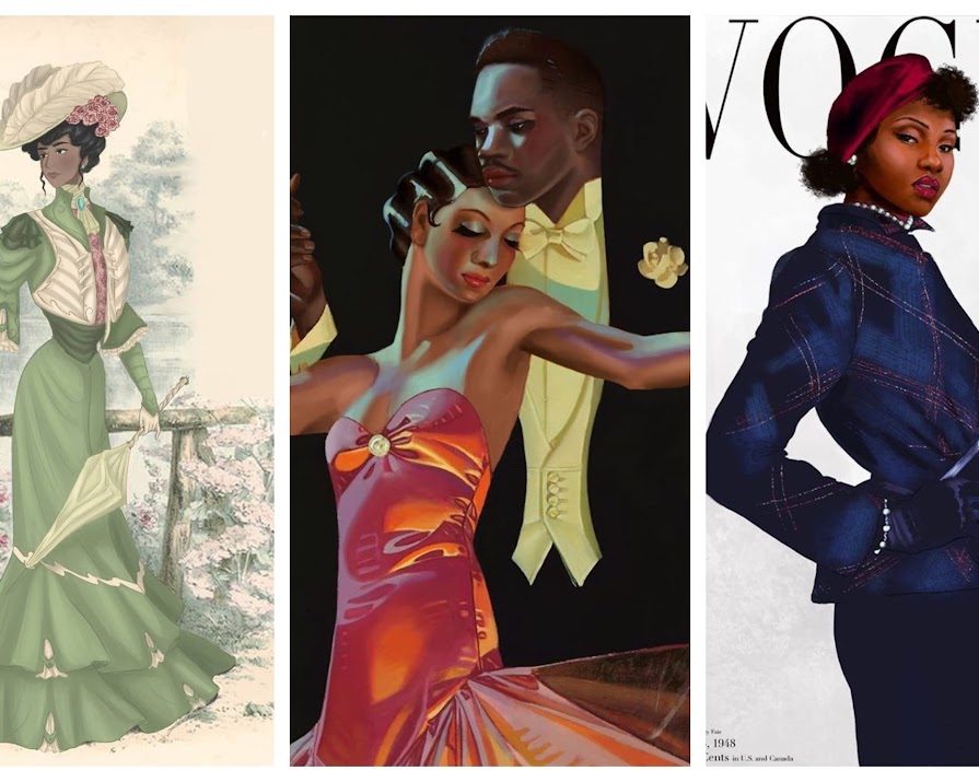 The #BlackApparelArts challenge invites artists to reimagine fashion iconography