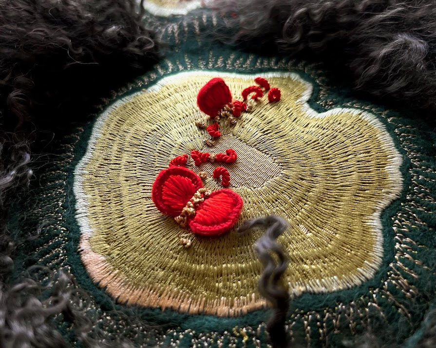 This Irish embroidery artist’s work will feature in the Chelsea Flower Show