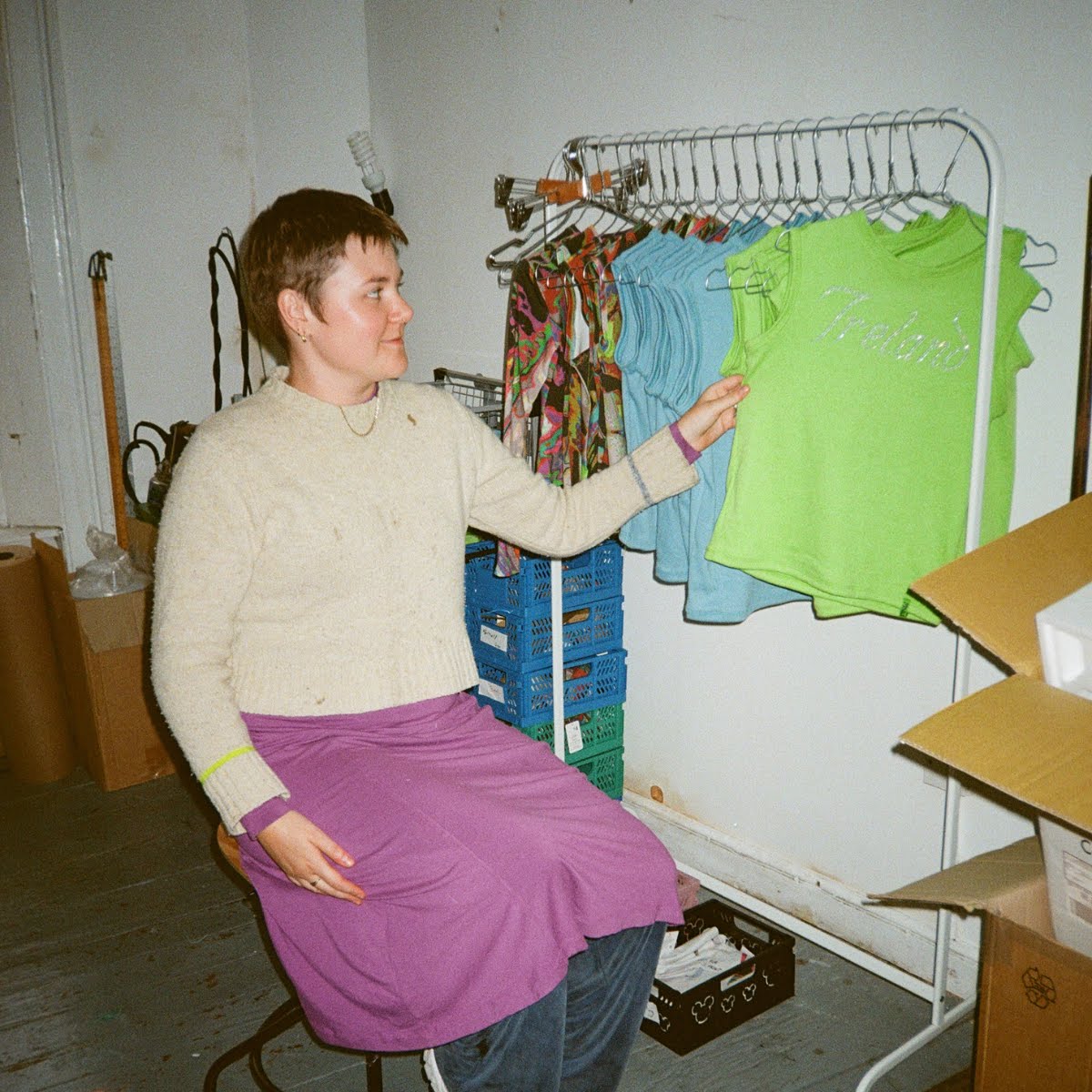 Megan Nolan in her studio.