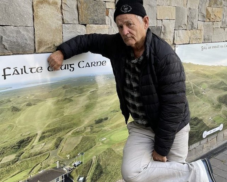 We’re all here for Bill Murray’s golfing tour around Ireland
