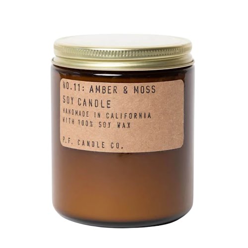 Amber + Moss Candle, 29.95