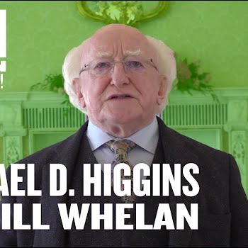 WATCH: President Michael D.Higgins pays tribute to Van Morrison with a rendition of ‘Rave On, John Donne’
