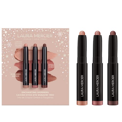 Laura Mercier Enchanting Shimmers Caviar Stick Eye Shadow Trio, €34.95