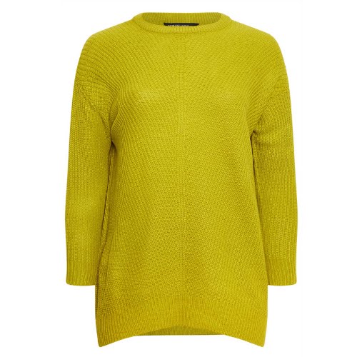 Green Essential Knitted Jumper, €14.50, Yours Clothing