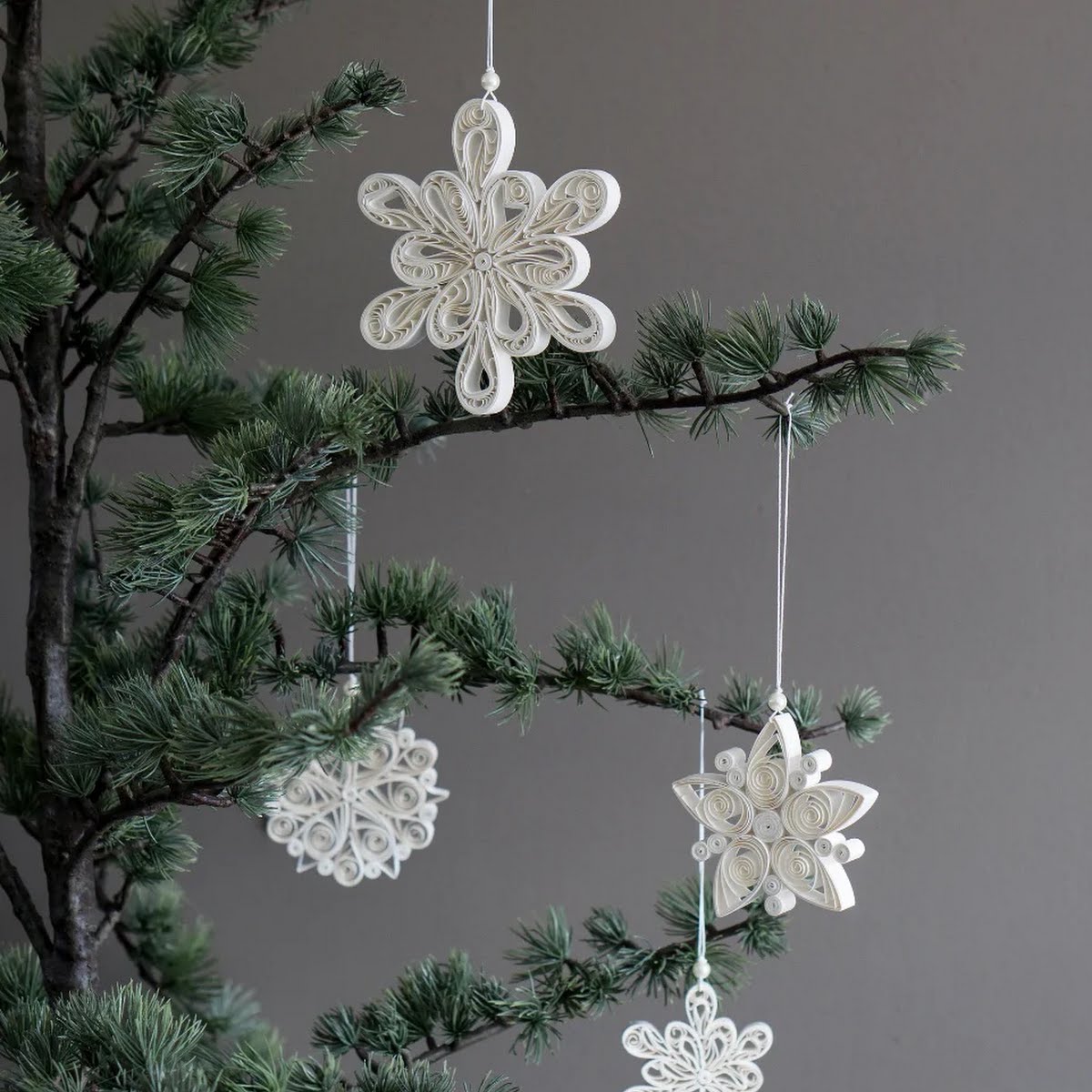 Large Paper Light Snow Flake Decoration, €13