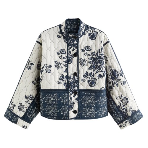 Quilted Floral Jacket, €87.50, Next