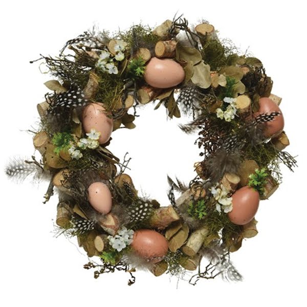 Easter Wreath With Natural Egg, The Orchard, €27.95