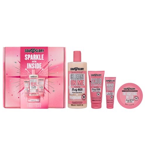 Soap & Glory Sparkle On The Inside 4 Piece Body Gift Set, €26