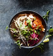 Super-healthy midweek: chicken pho with daikon ‘noodles’
