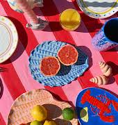 Colourful tableware to brighten up warm weather gatherings