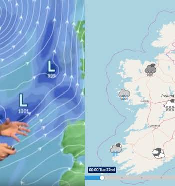 Weather MET Eireann and RTE