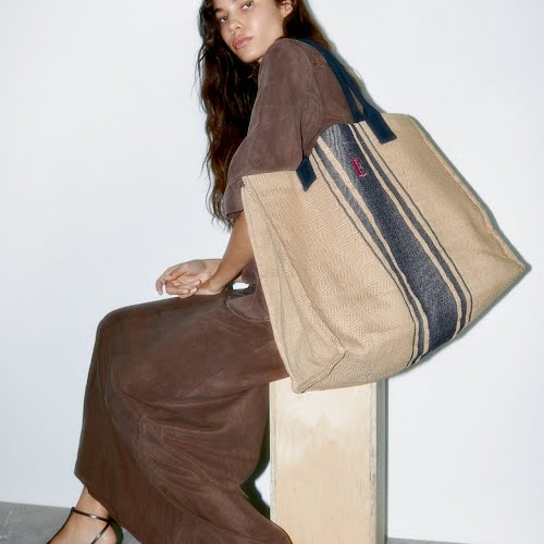 Zara, Fabric Maxi Tote Bag, €49.99