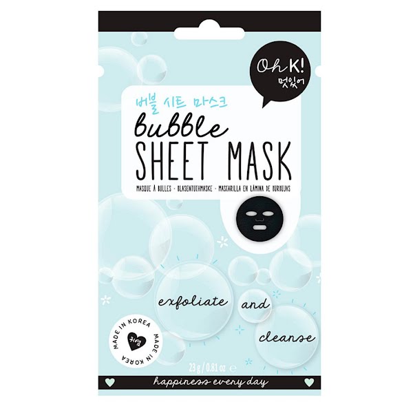 Oh K! Bubble Sheet Mask, €4