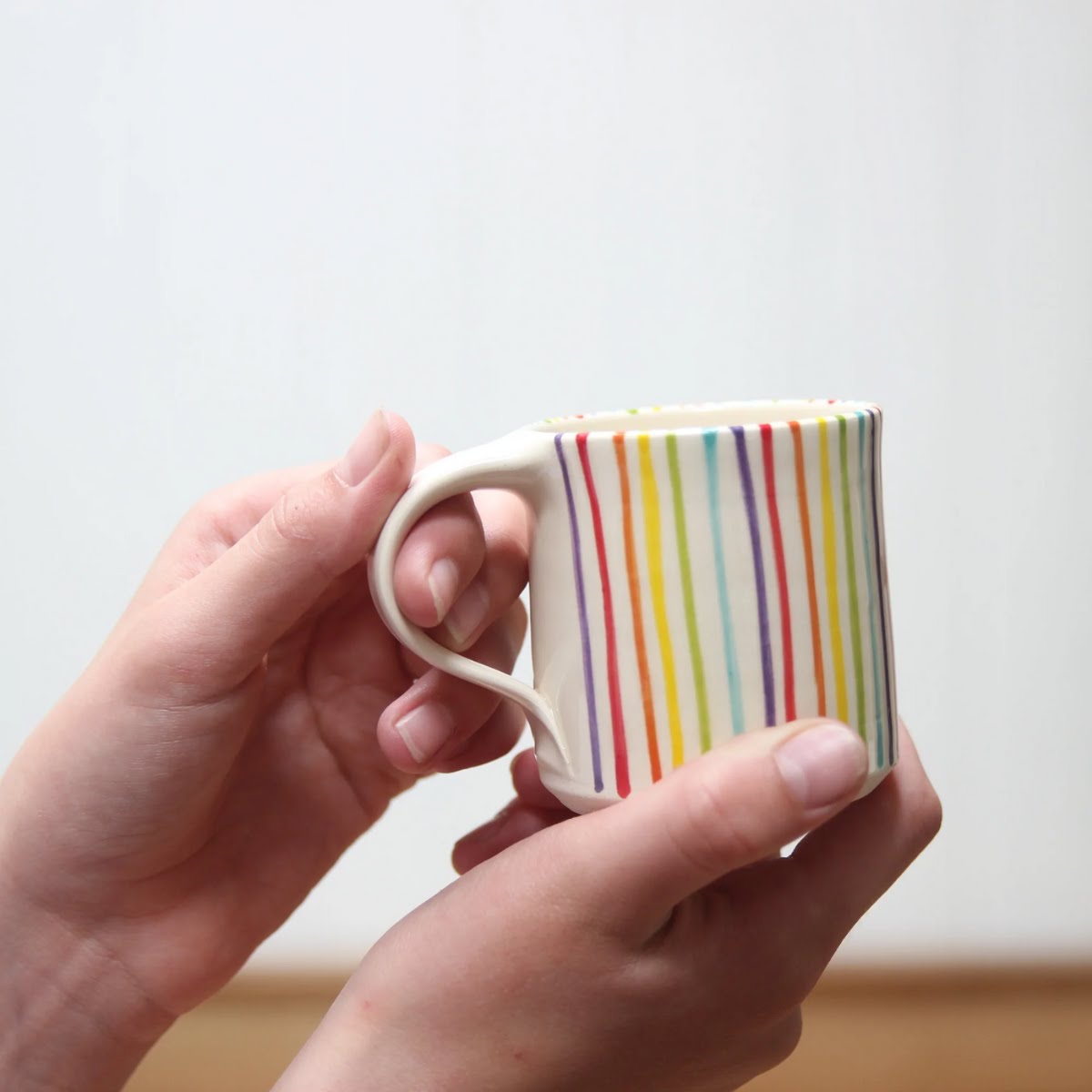 Small Cup in Rainbow Stripe, €18