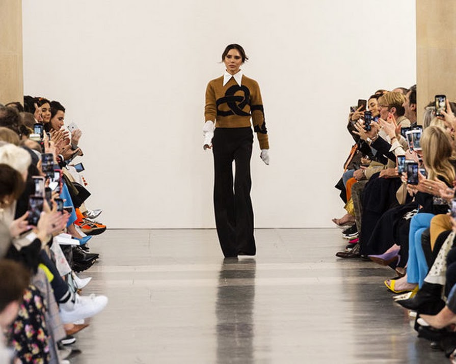 Victoria Beckham strikes gold again for AW19 at LFW