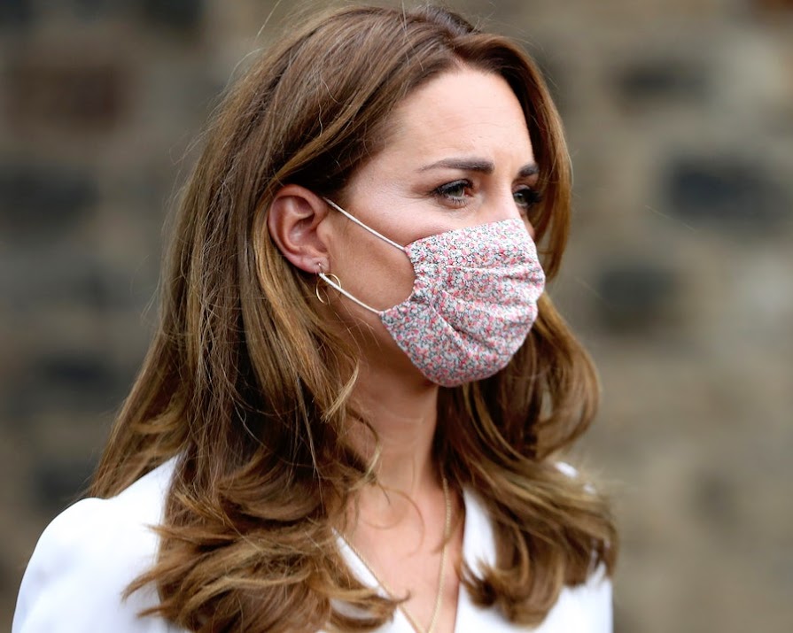 Now everyone wants a floral face mask like Kate Middleton