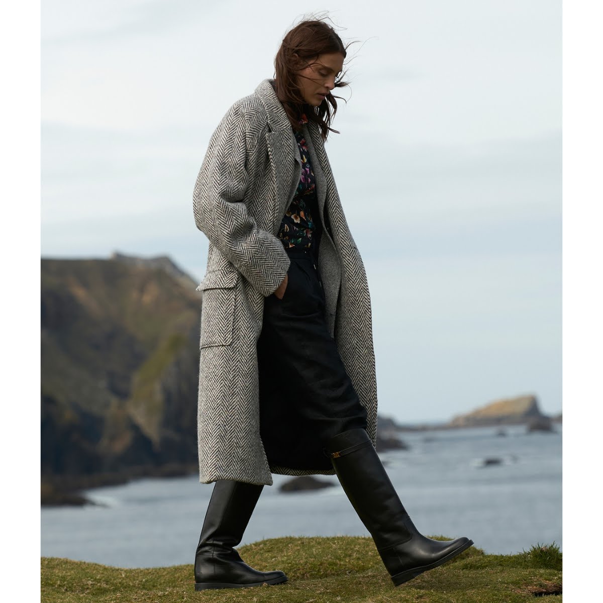 Magee Sophie Donegal Tweed Coat, €850