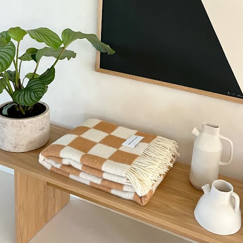 Maison Deux Checkerboard Blanket, €169