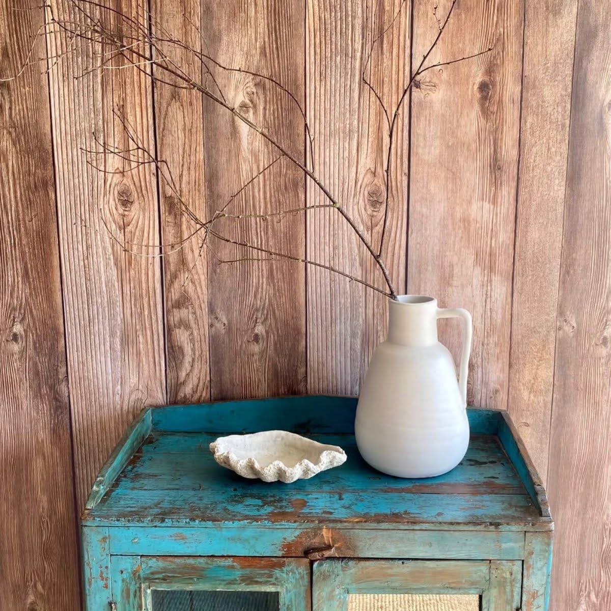 Cement Shell Bowl, €27.50, Amber + Willow