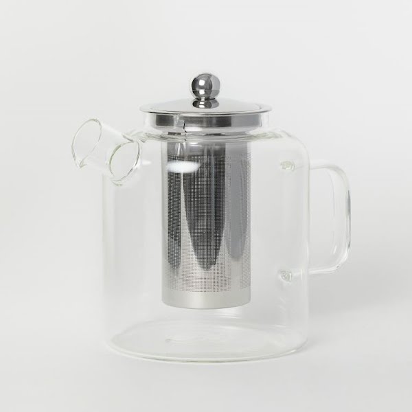 Large glass teapot, €22.99, H&M