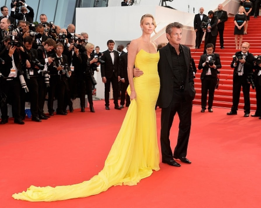 Charlize Theron Stuns in Yellow Dior