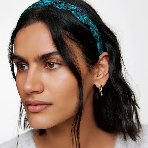 Oliver Bonas Abstract Texture Green Thin Esmerelda Headband, €23.50