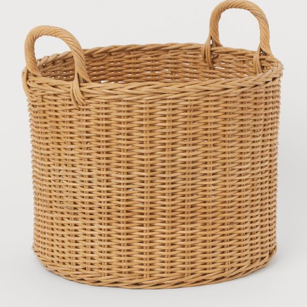 Braided storage basket €39.99, H&M