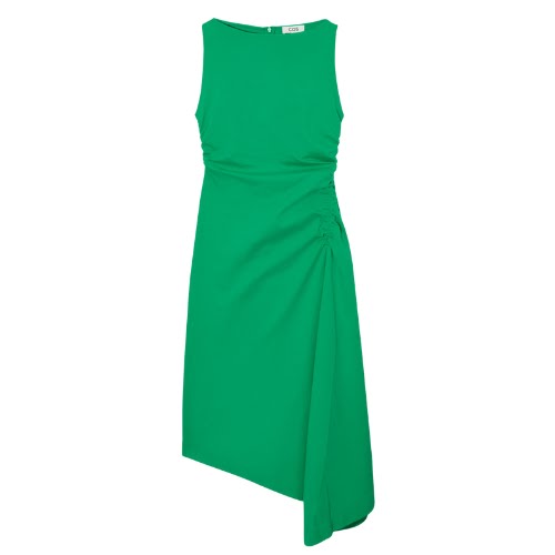 Asymmetric Gathered Midi Dress, €89