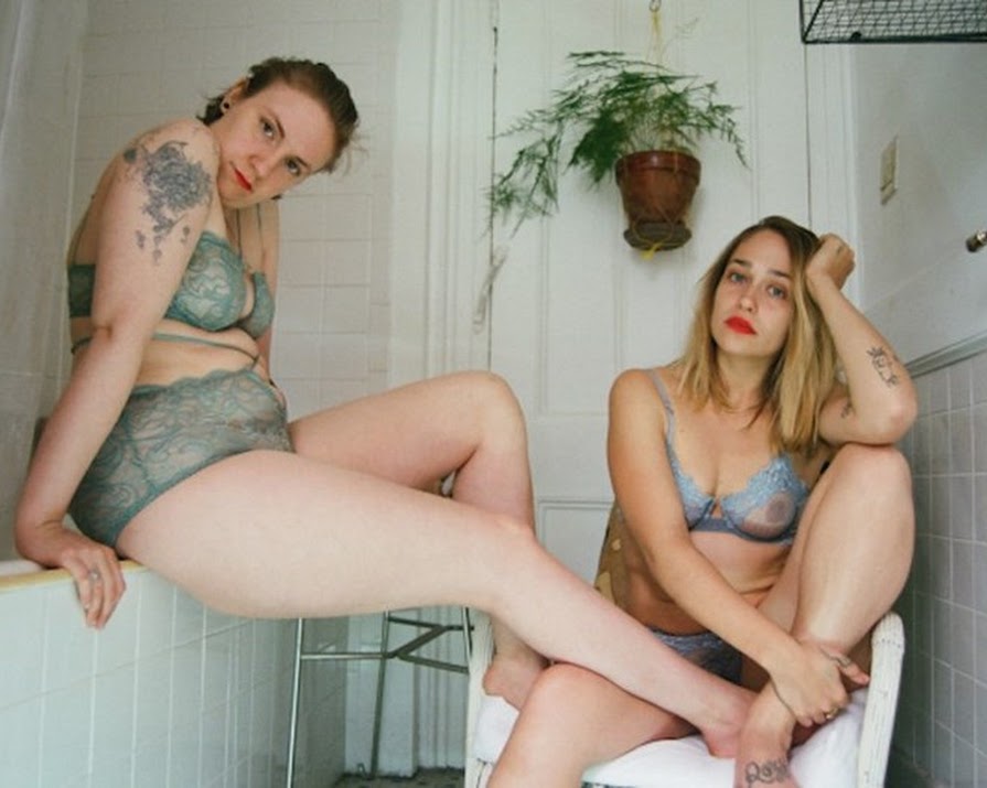 Lena Dunham Models Lingerie In Unedited Campaign Photos