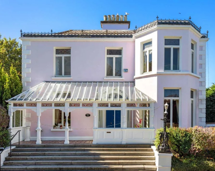 Take a tour of this powder pink period property that’s currently on the market for €2.5 million