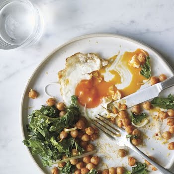 kale and eggs