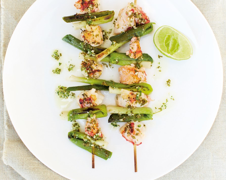 These lobster kebabs are so worth firing up the BBQ for