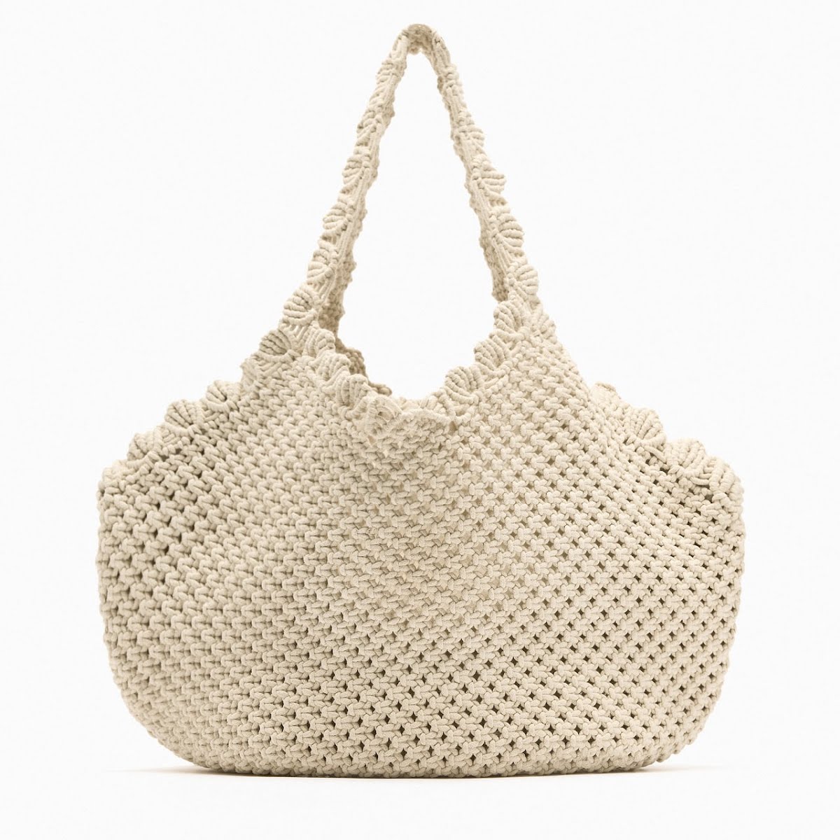 Zara, Macramé Tote Bag, €59.99