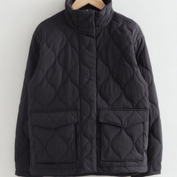 Oversized Wave Quilted Jacket, €129, &Other Stories