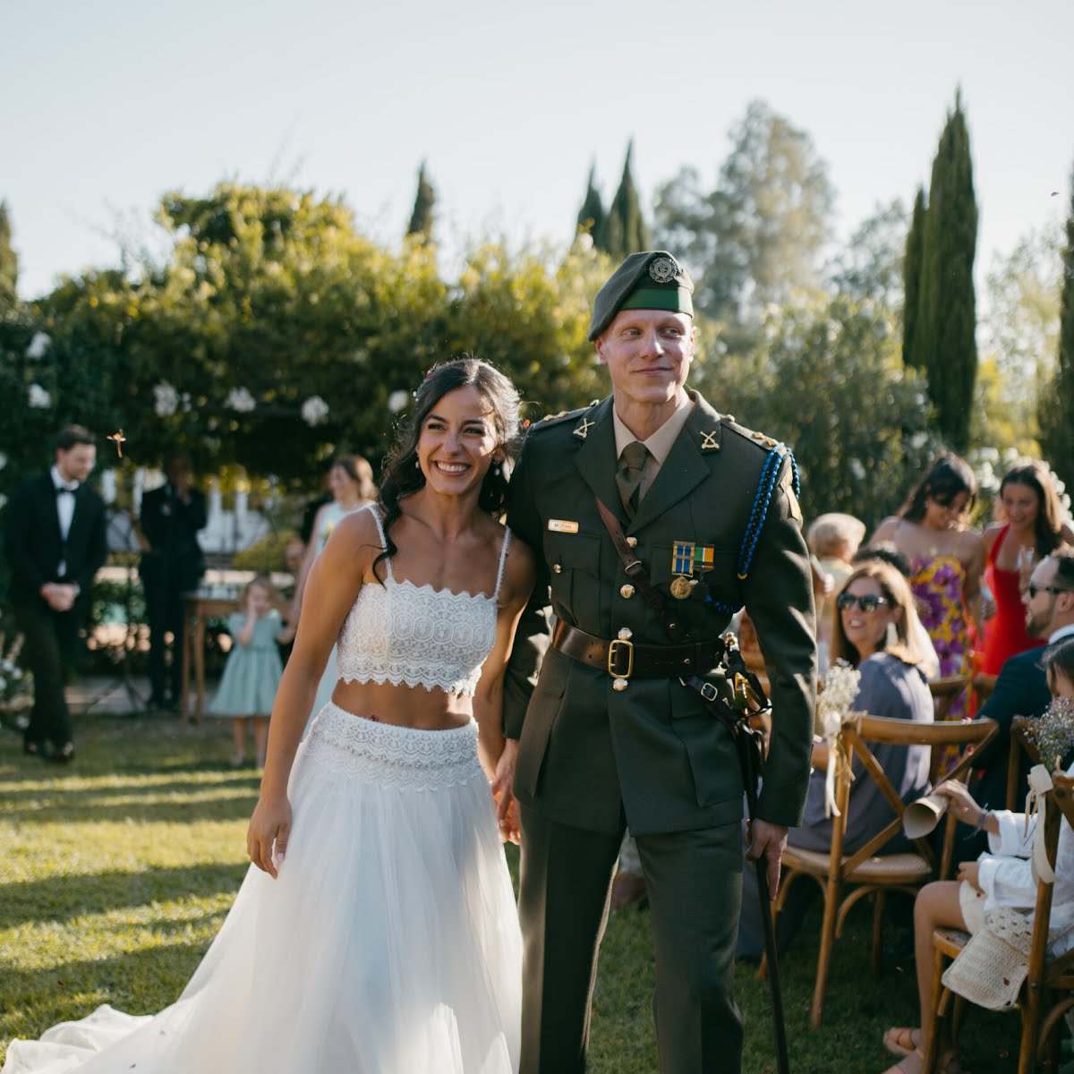 Grant and Elena got married recently in the south of Spain